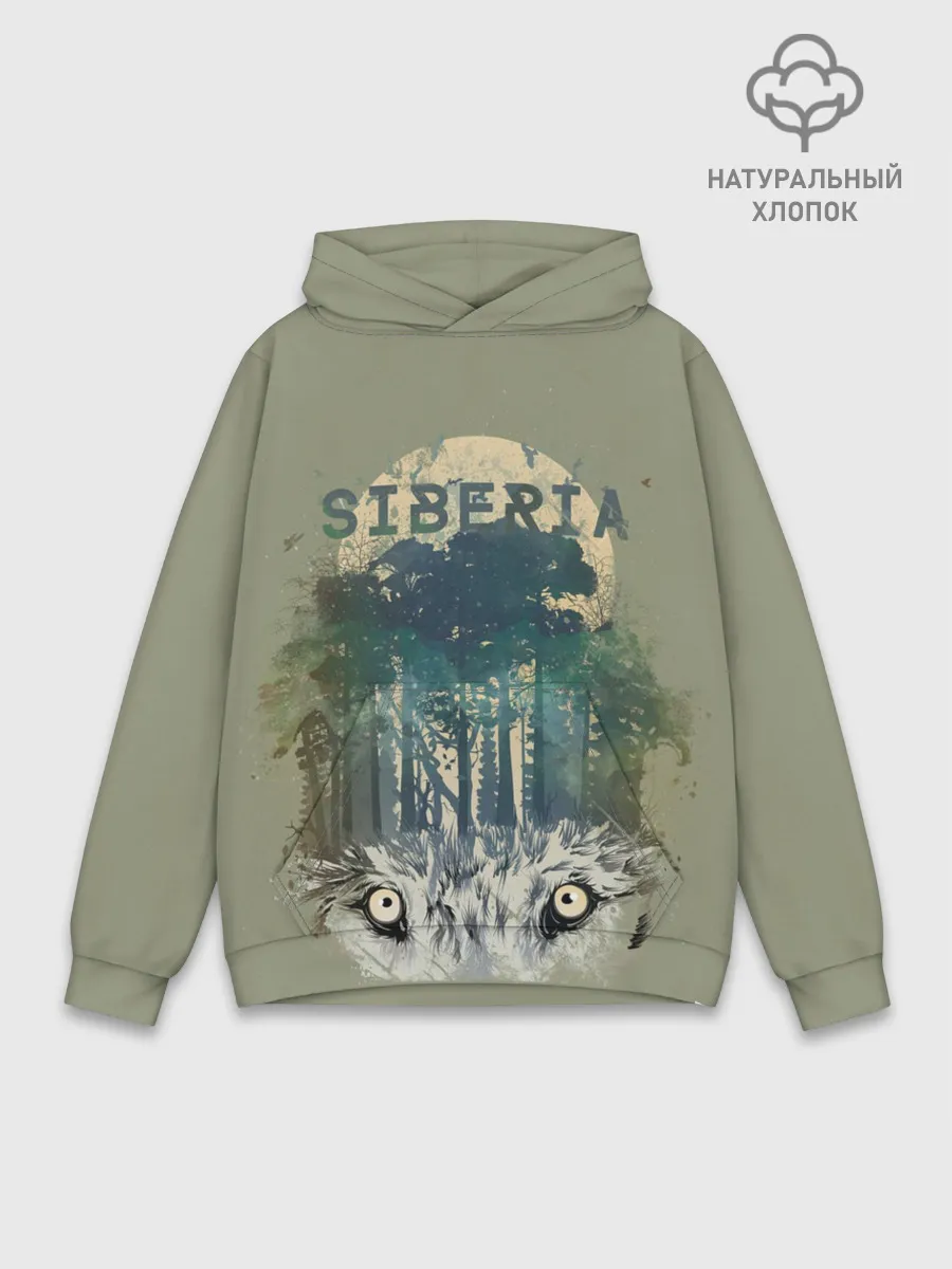 Худи мужской база хлопок / Siberia
