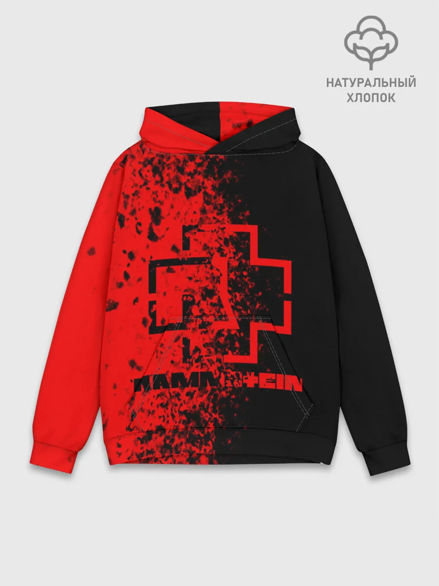 Худи мужской база хлопок / Rammstein.