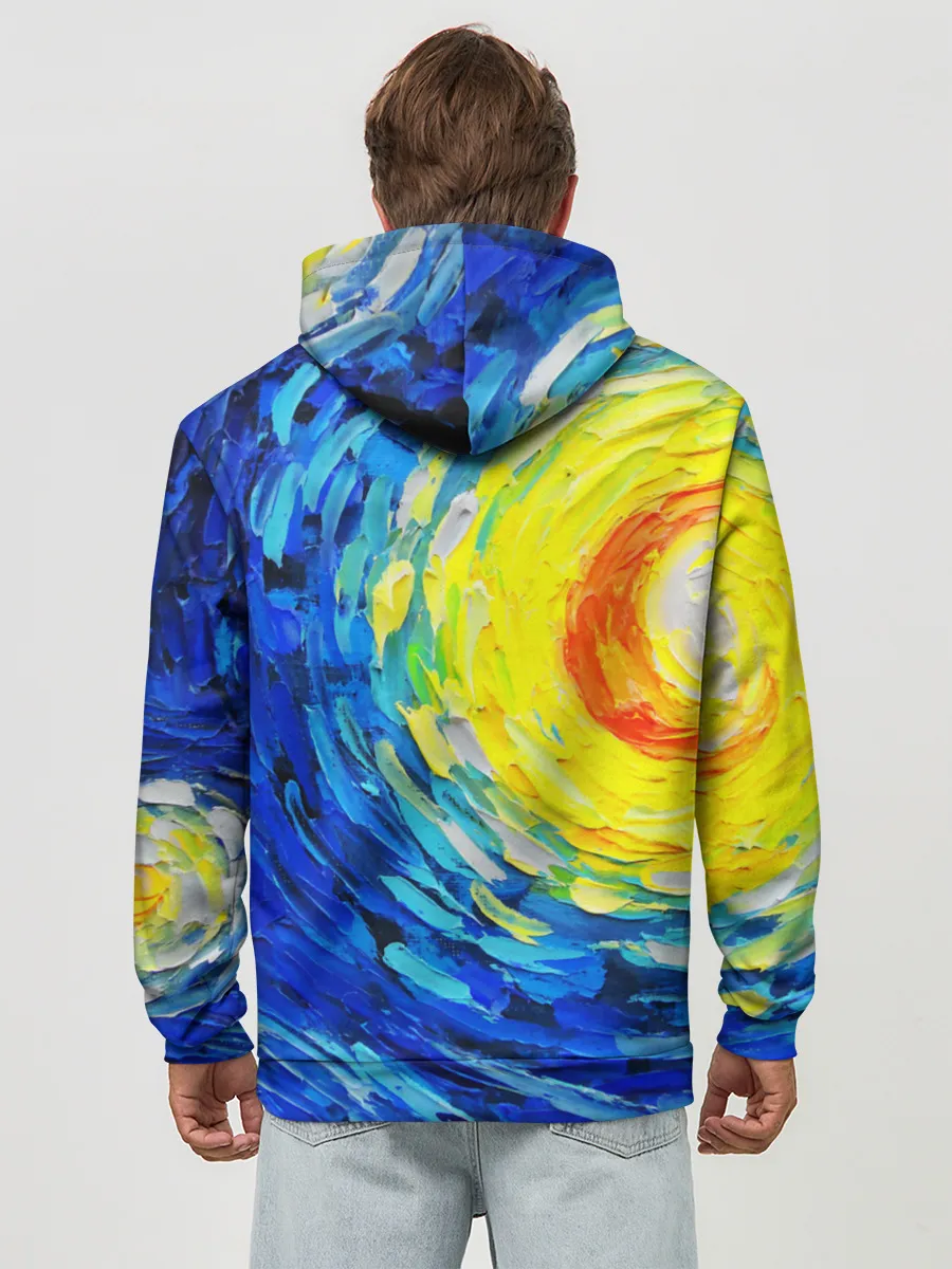 Худи мужской база хлопок / КРАСКИ ВАНГОГА