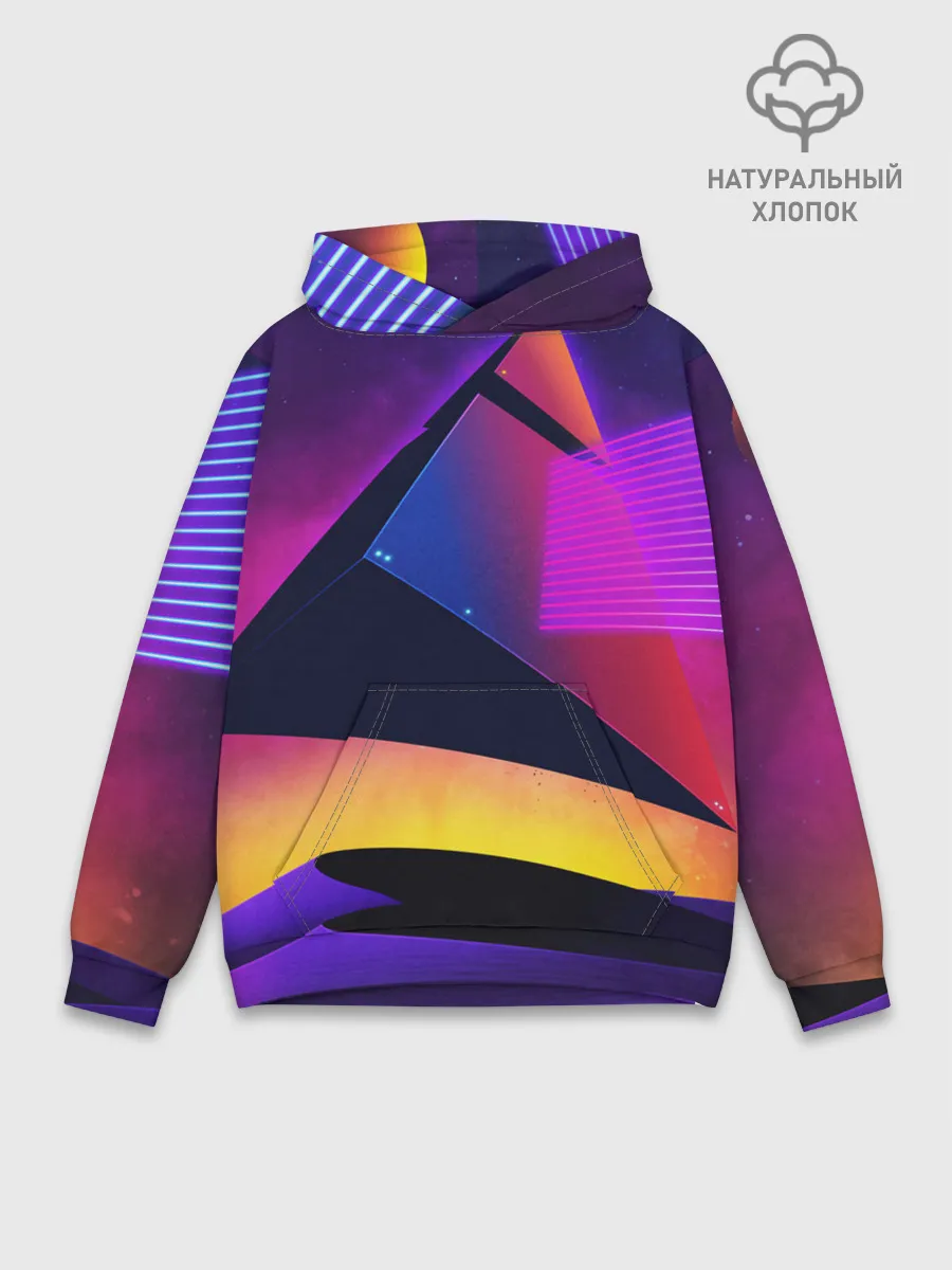 Худи мужской база хлопок / СТИЛЬ ГЕОМЕТРИЯ