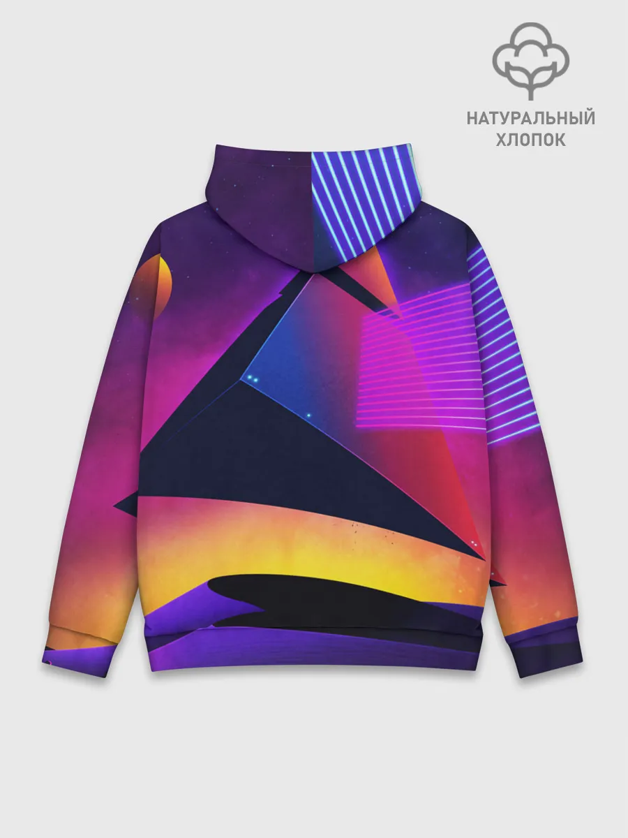 Худи мужской база хлопок / СТИЛЬ ГЕОМЕТРИЯ