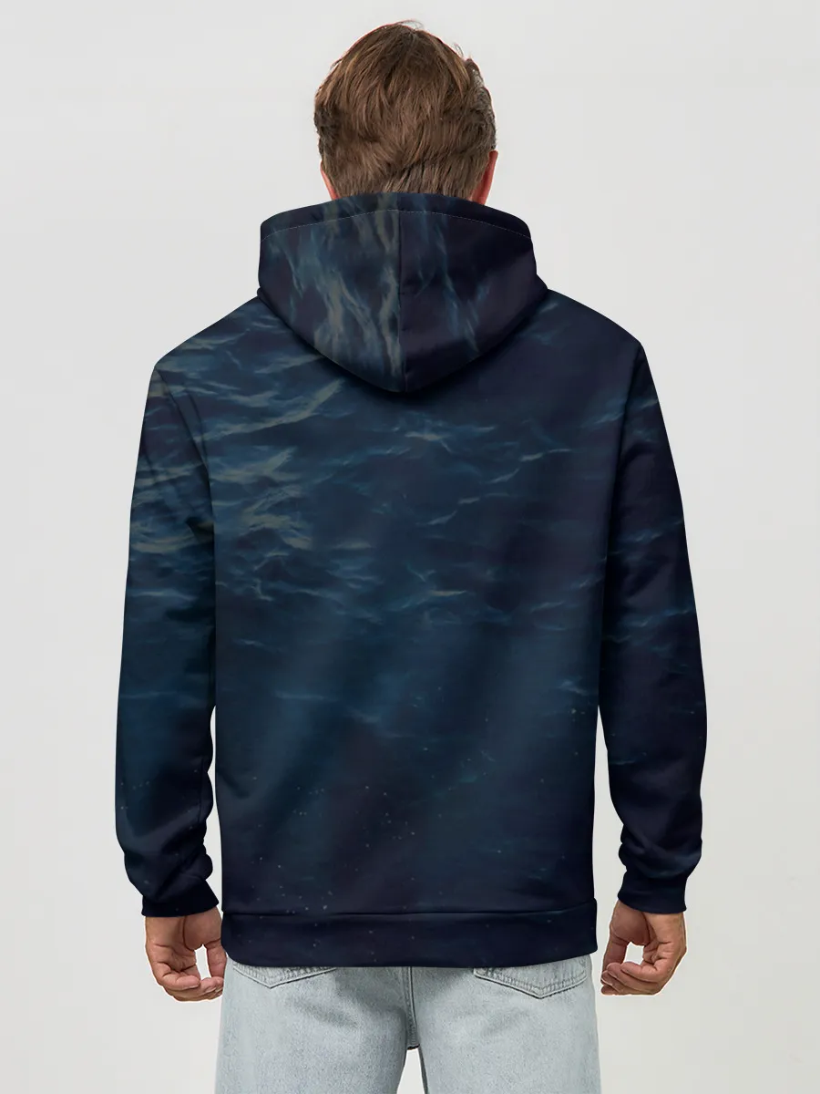 Худи мужской база хлопок / Billie Eilish Ocean Eyes