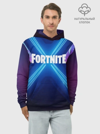 Худи мужской база хлопок / FORTNITE X
