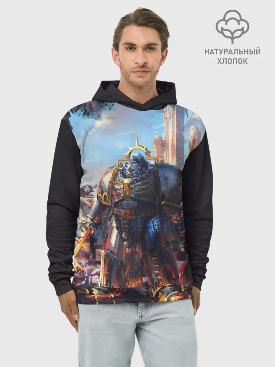 Худи мужской база хлопок / WARHAMMER 40K