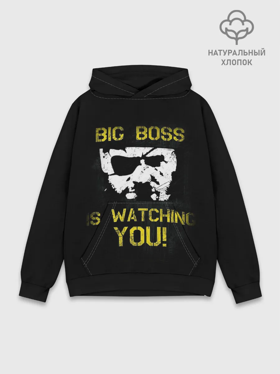 Худи мужской база хлопок / Metal Gear