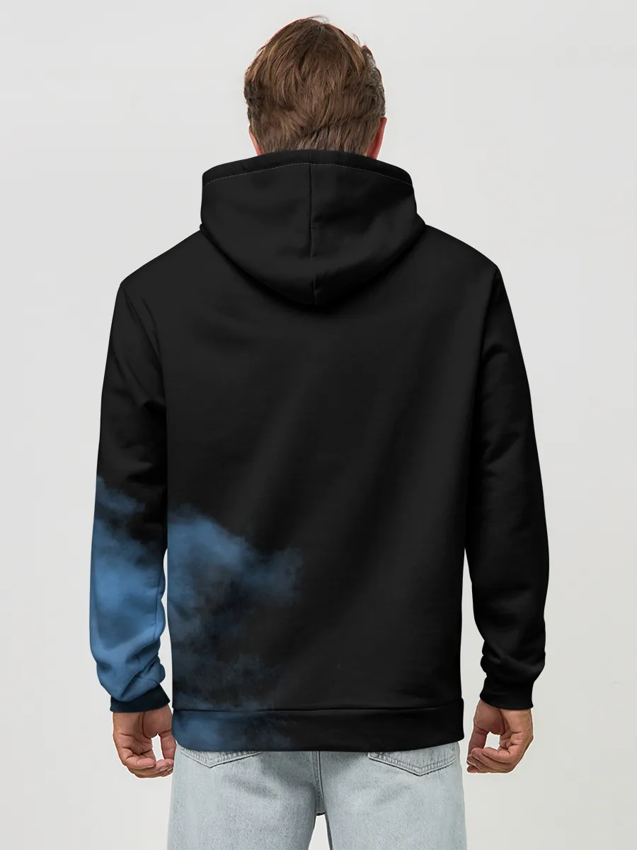 Худи мужской база хлопок / Острые козырьки