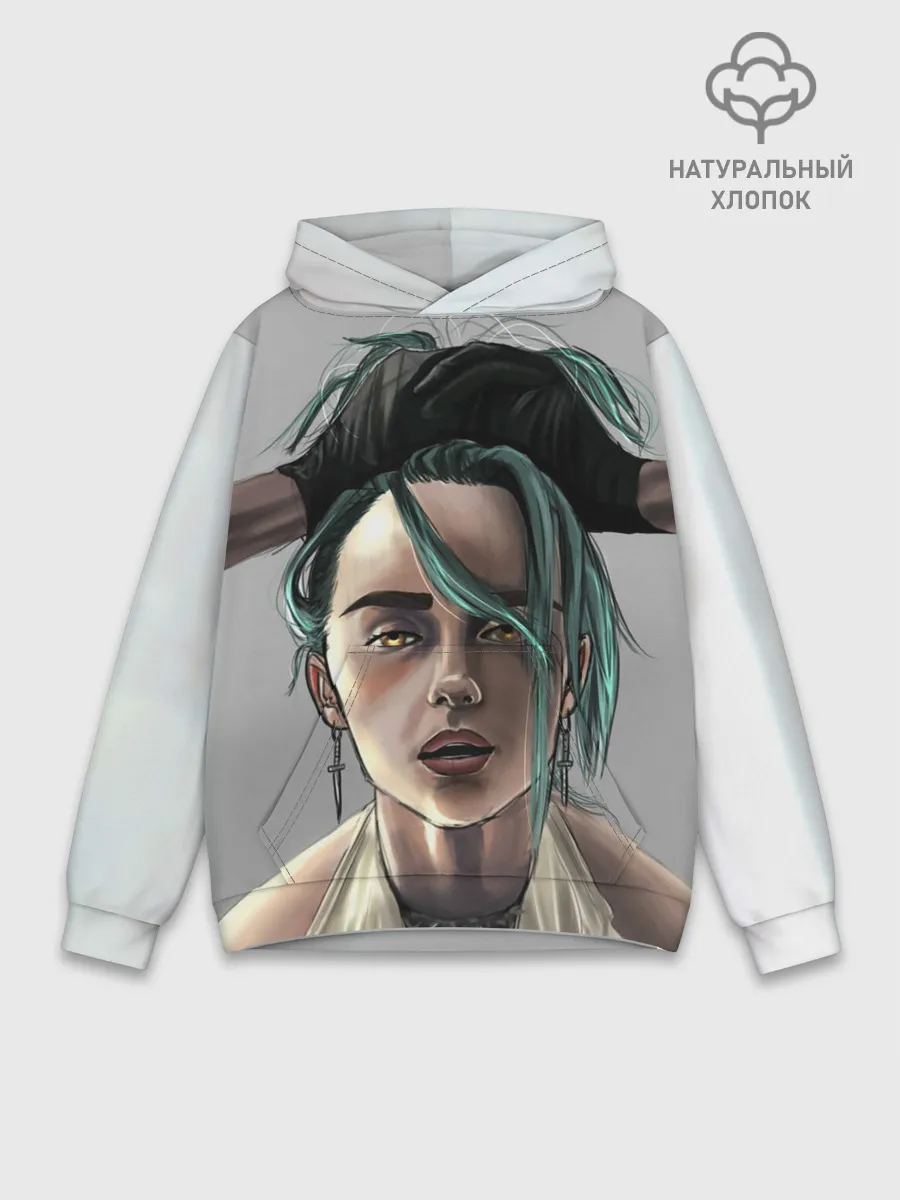 Худи мужской база хлопок / Билли Айлиш