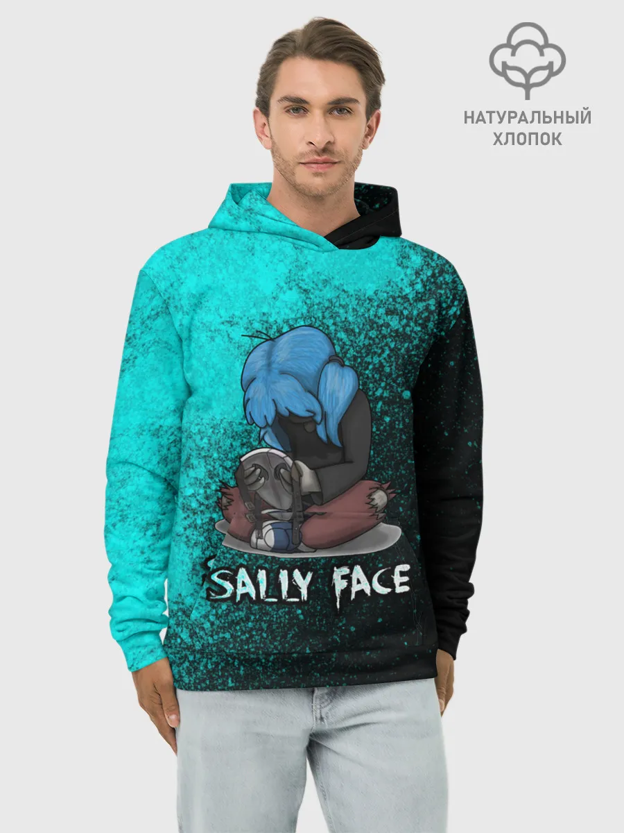 Худи мужской база хлопок / Sally face