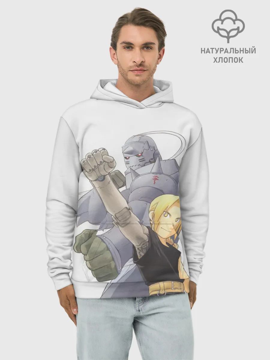 Худи мужской база хлопок / Эдвард и Альфонс