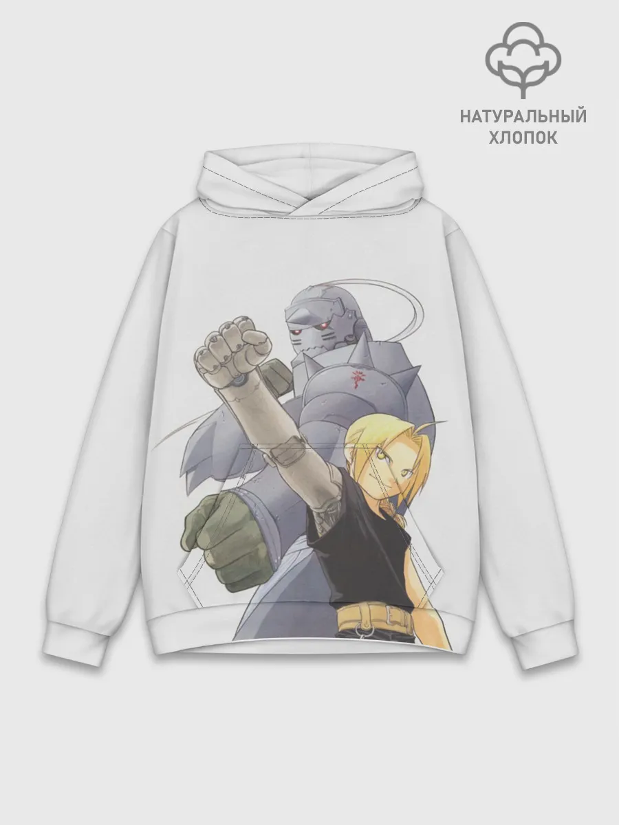 Худи мужской база хлопок / Эдвард и Альфонс