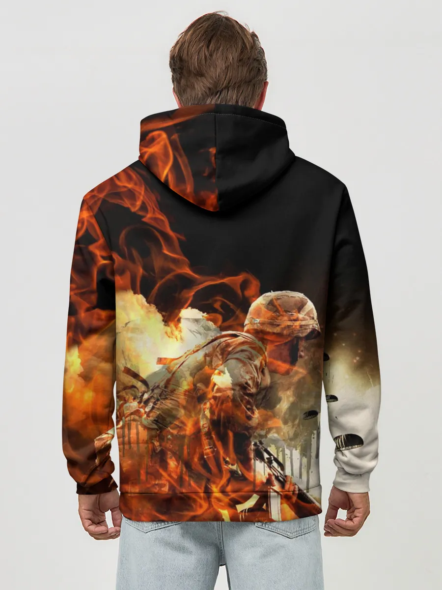 Худи мужской база хлопок / Sabaton