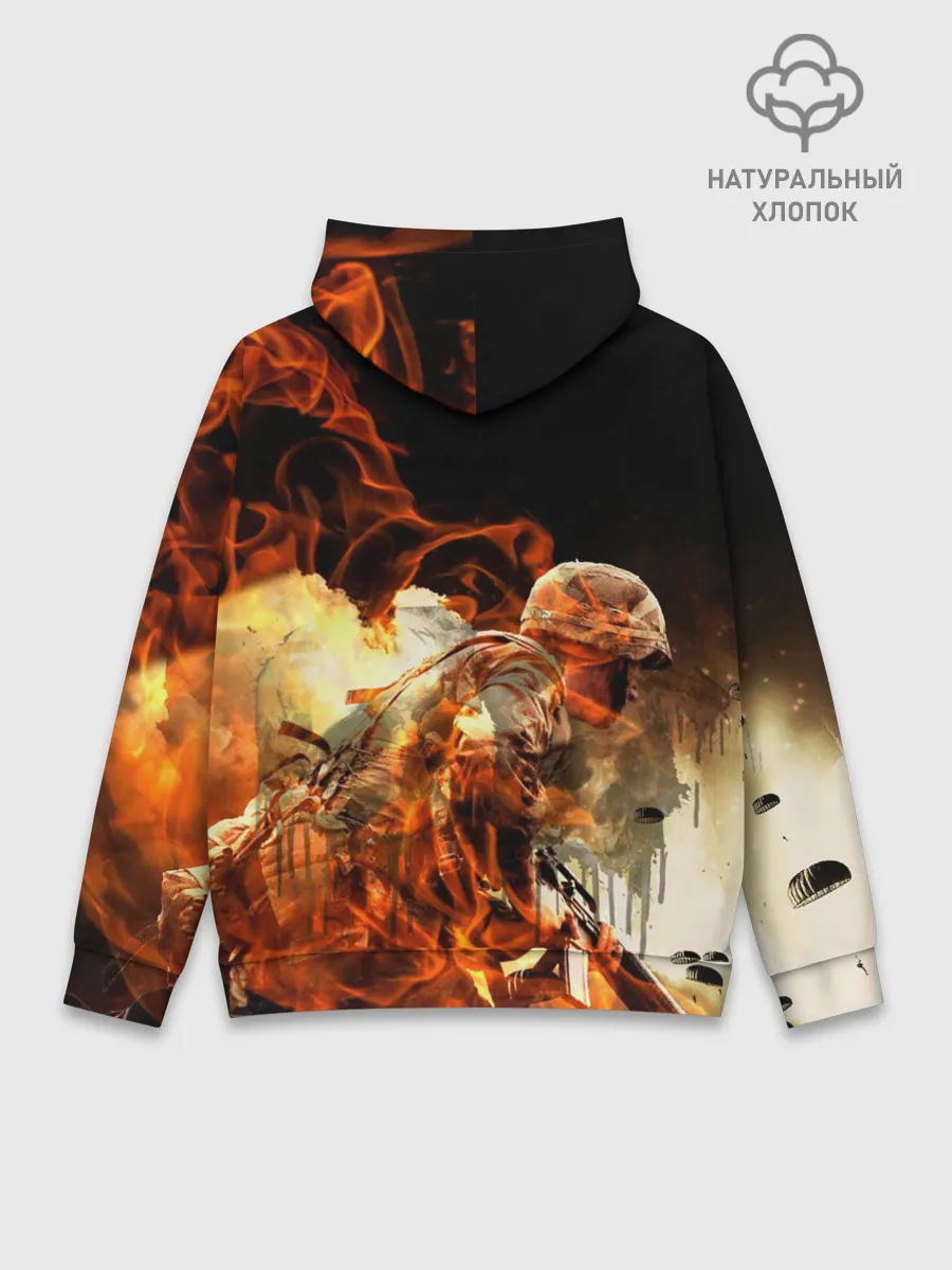 Худи мужской база хлопок / Sabaton