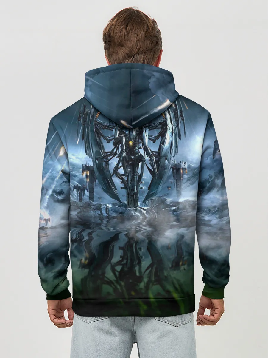 Худи мужской база хлопок / Sabaton