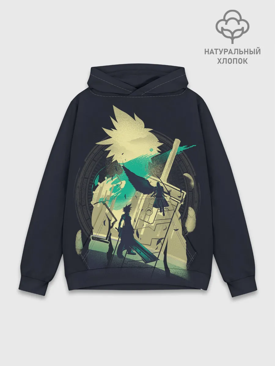 Худи мужской база хлопок / Final Fantasy VII
