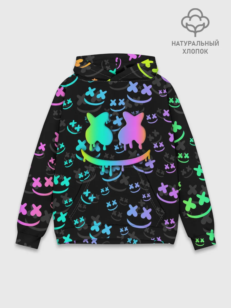 Худи мужской база хлопок / MARSHMELLO