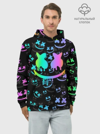 Худи мужской база хлопок / MARSHMELLO