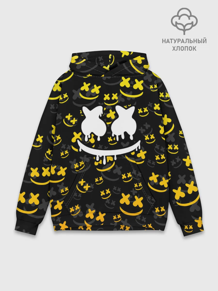 Худи мужской база хлопок / MARSHMELLO