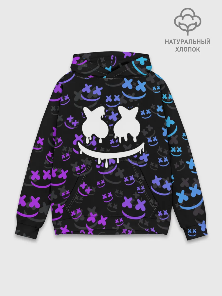 Худи мужской база хлопок / MARSHMELLO