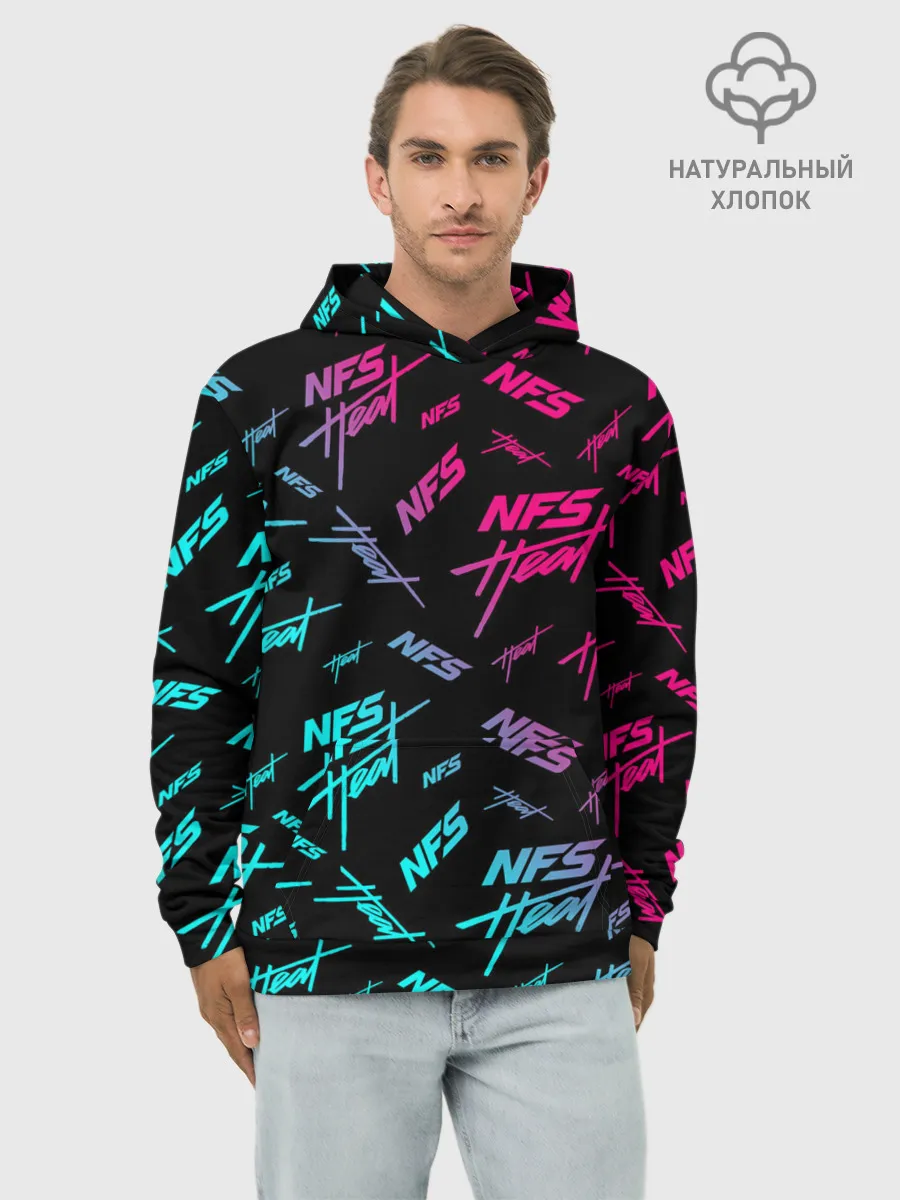 Худи мужской база хлопок / NFS: Heat