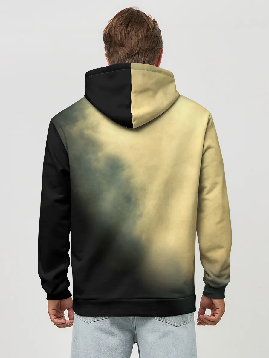 Худи мужской база хлопок / Острые козырьки