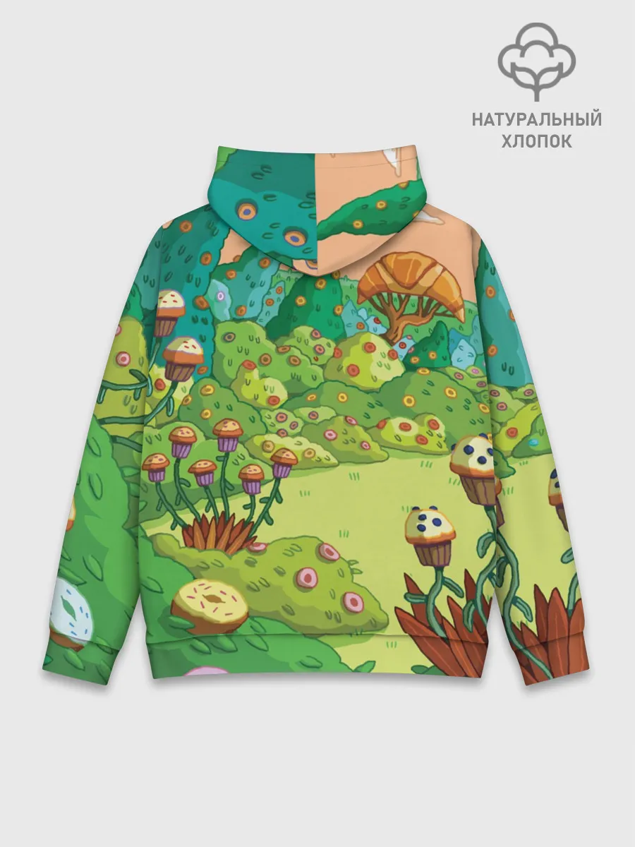 Худи мужской база хлопок / Ливнерог и Джейк