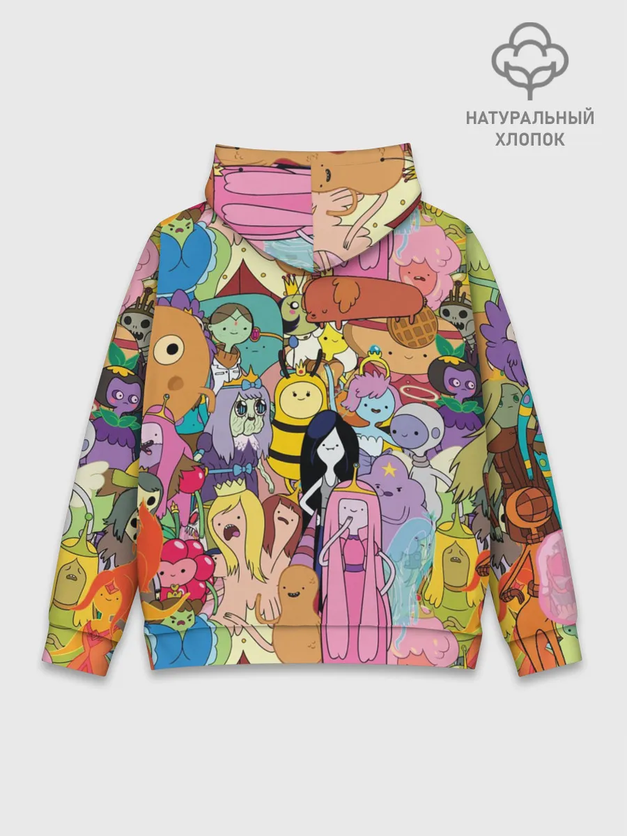 Худи мужской база хлопок / Adventure time