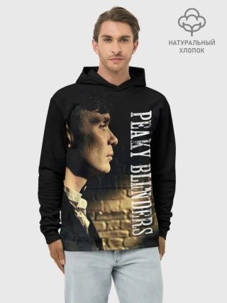 Худи мужской база хлопок / Острые козырьки