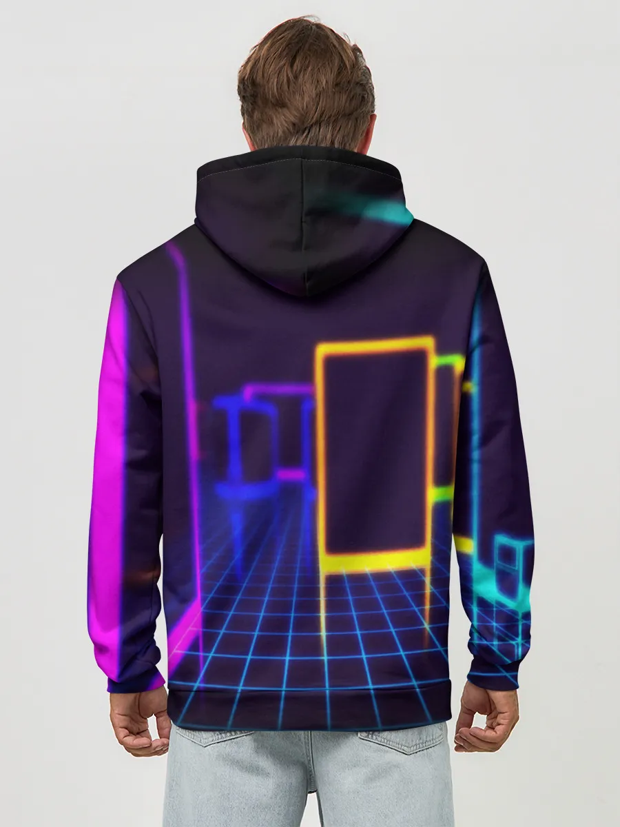 Худи мужской база хлопок / NEON STYLE