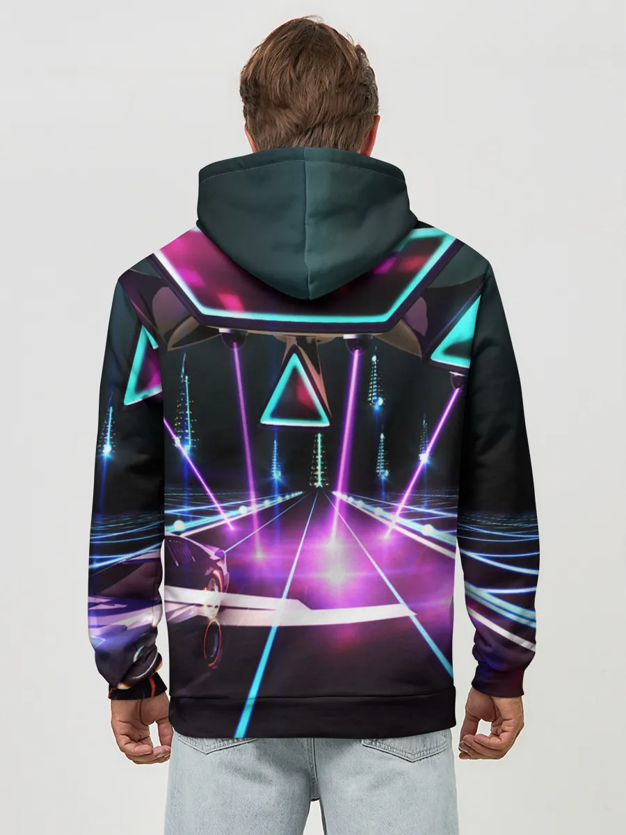 Худи мужской база хлопок / КИБЕРГОРОД