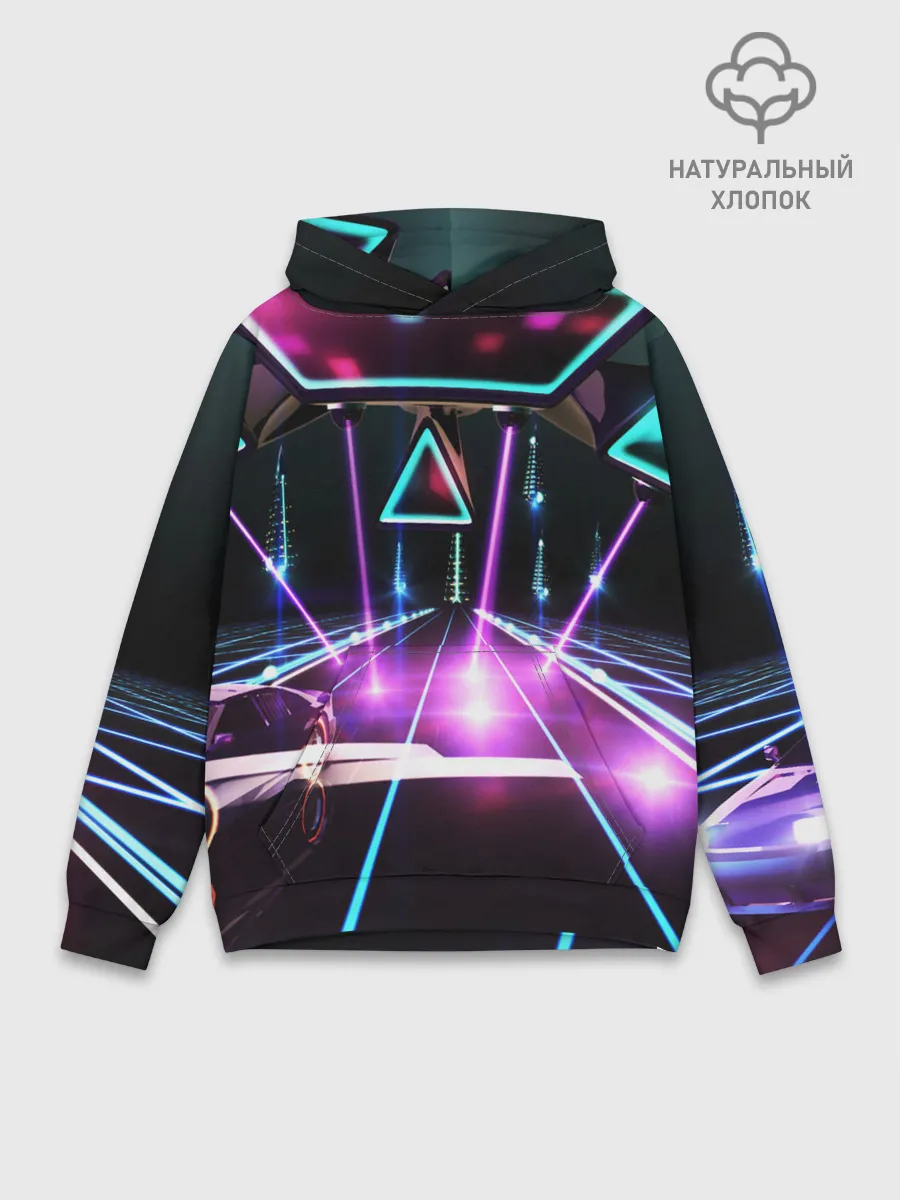 Худи мужской база хлопок / КИБЕРГОРОД