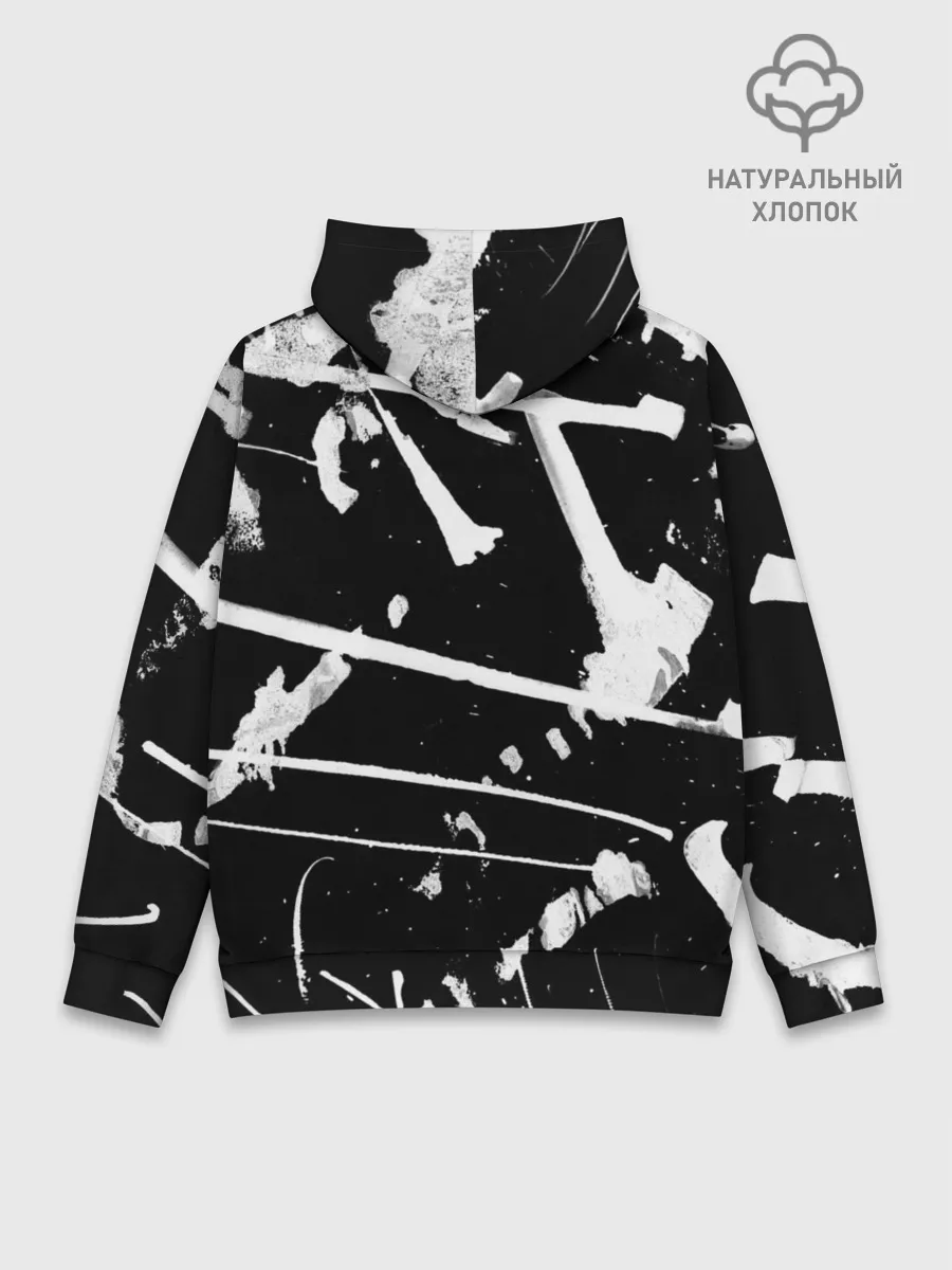 Худи мужской база хлопок / KIZARU - HAUNTED FAMILY