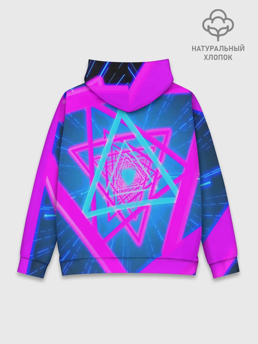 Худи мужской база хлопок / MUSIC NEON