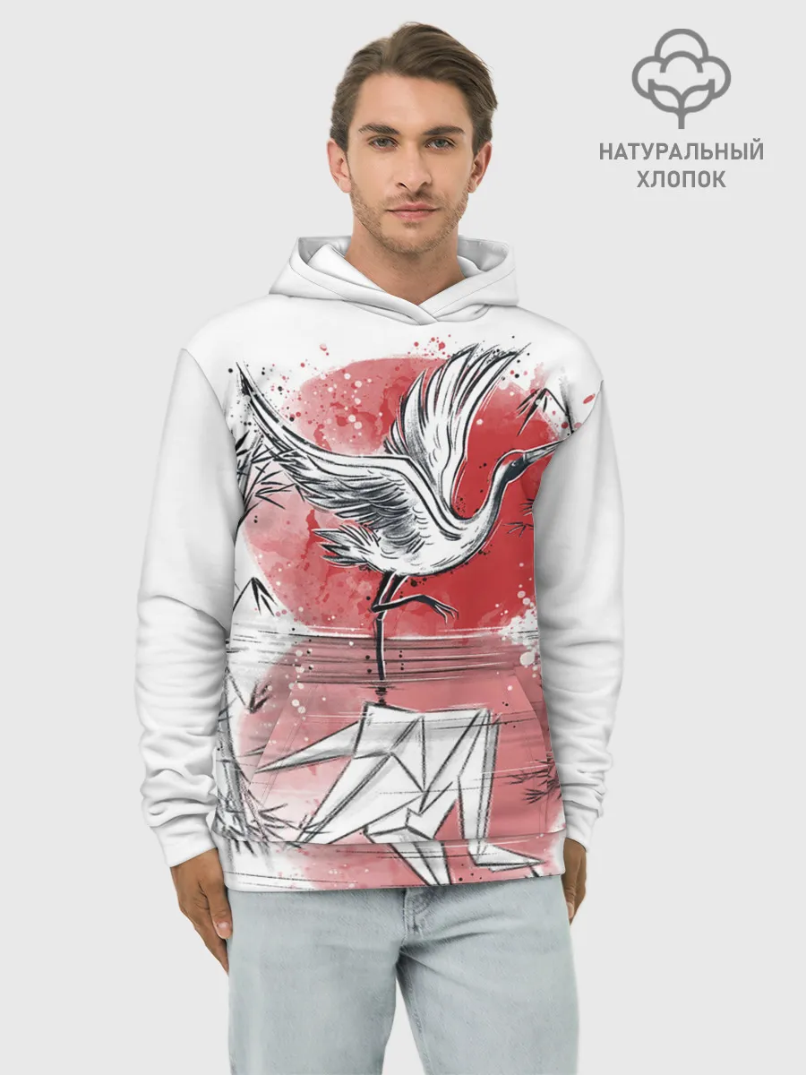 Худи мужской база хлопок / Японская мечта