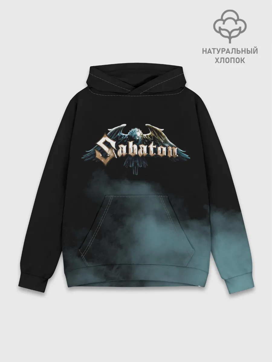 Худи мужской база хлопок / Sabaton