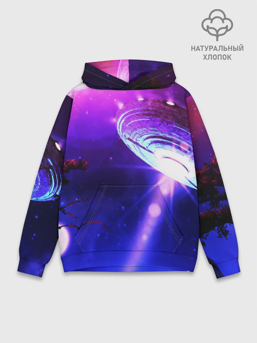 Худи мужской база хлопок / НЛО