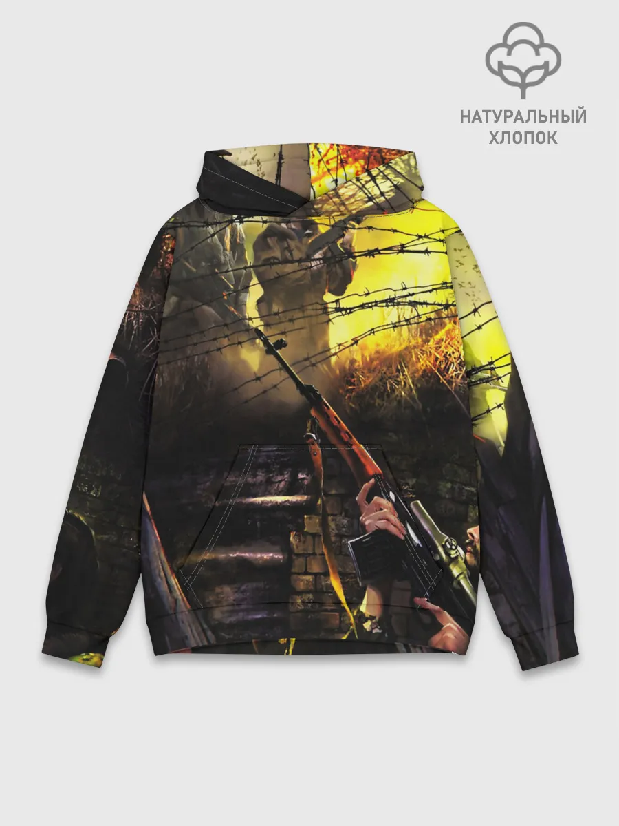 Худи мужской база хлопок / STALKER