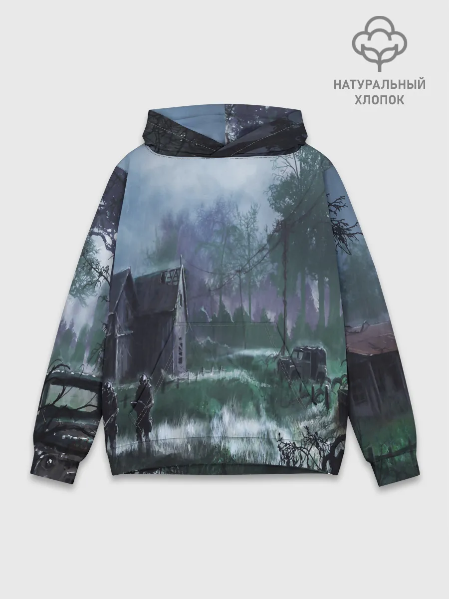 Худи мужской база хлопок / STALKER