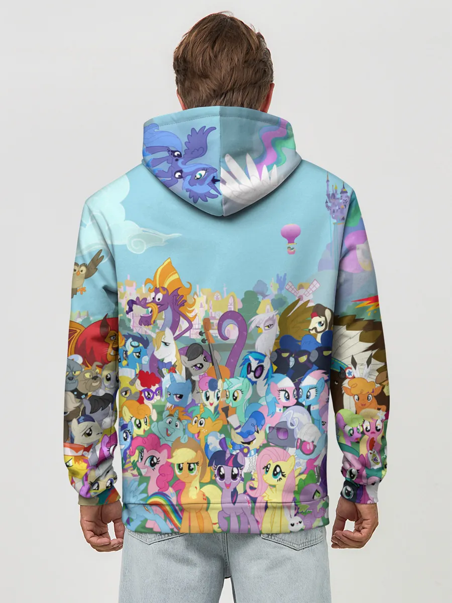 Худи мужской база хлопок / MY LITTLE PONY