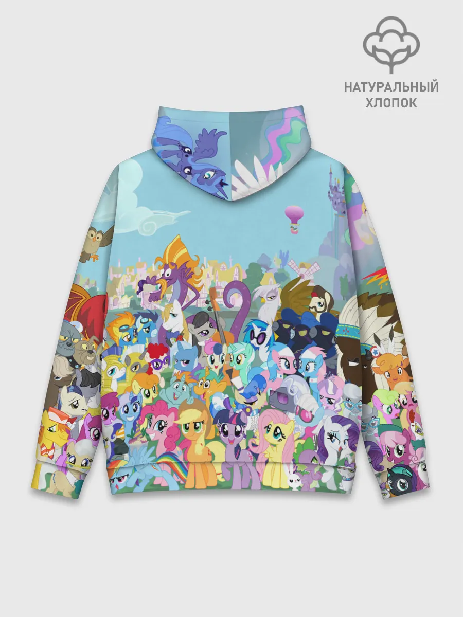 Худи мужской база хлопок / MY LITTLE PONY