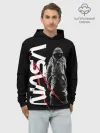 Худи мужской база хлопок / Nasa austronaut