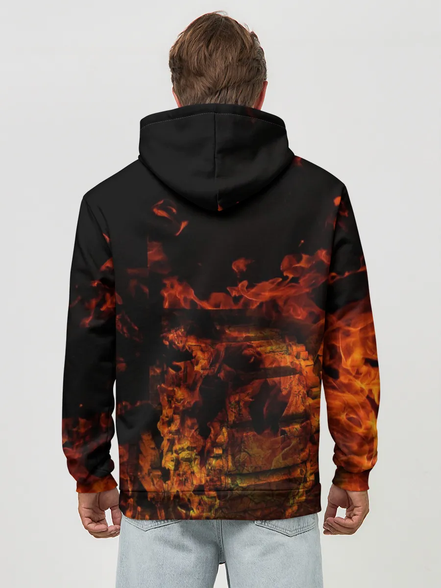 Худи мужской база хлопок / Sabaton