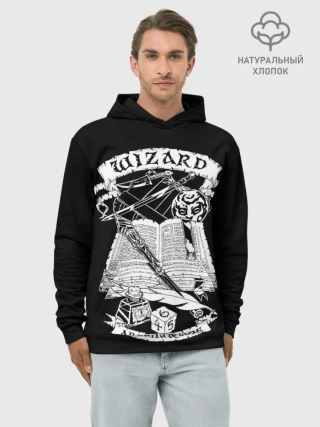 Худи мужской база хлопок / Wizard