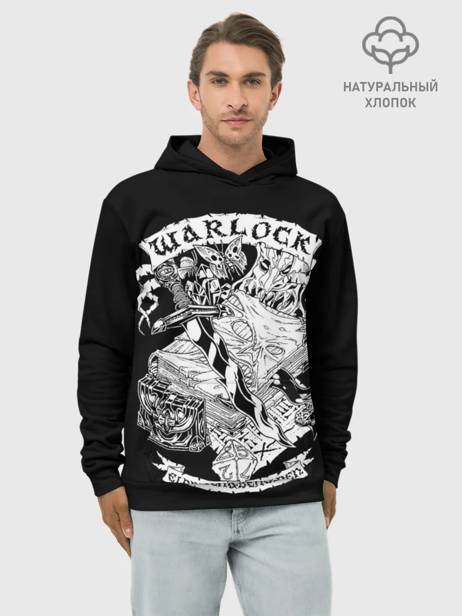 Худи мужской база хлопок / Warlock