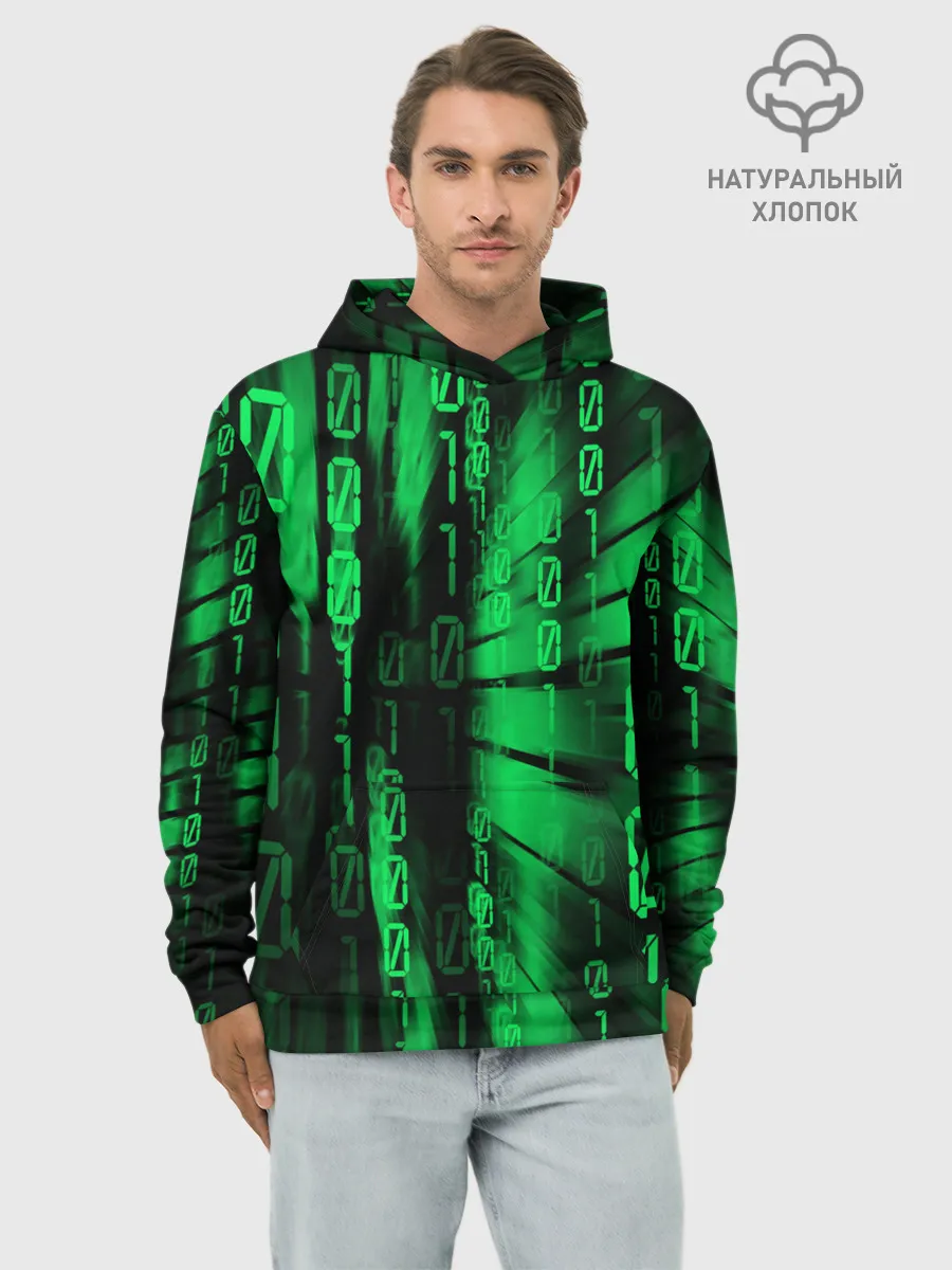 Худи мужской база хлопок / МАТРИЦА