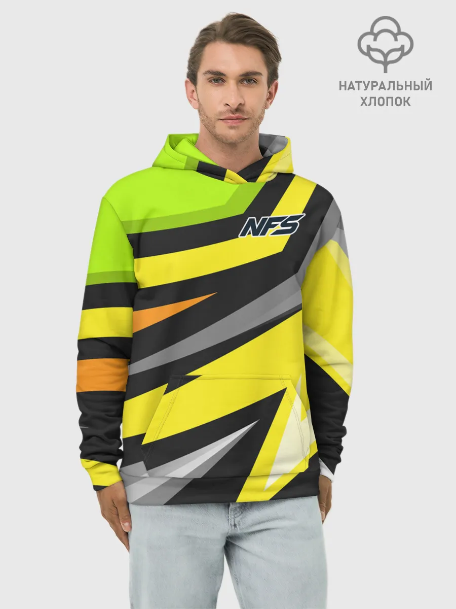 Худи мужской база хлопок / Need for Speed