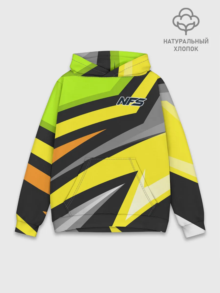 Худи мужской база хлопок / Need for Speed