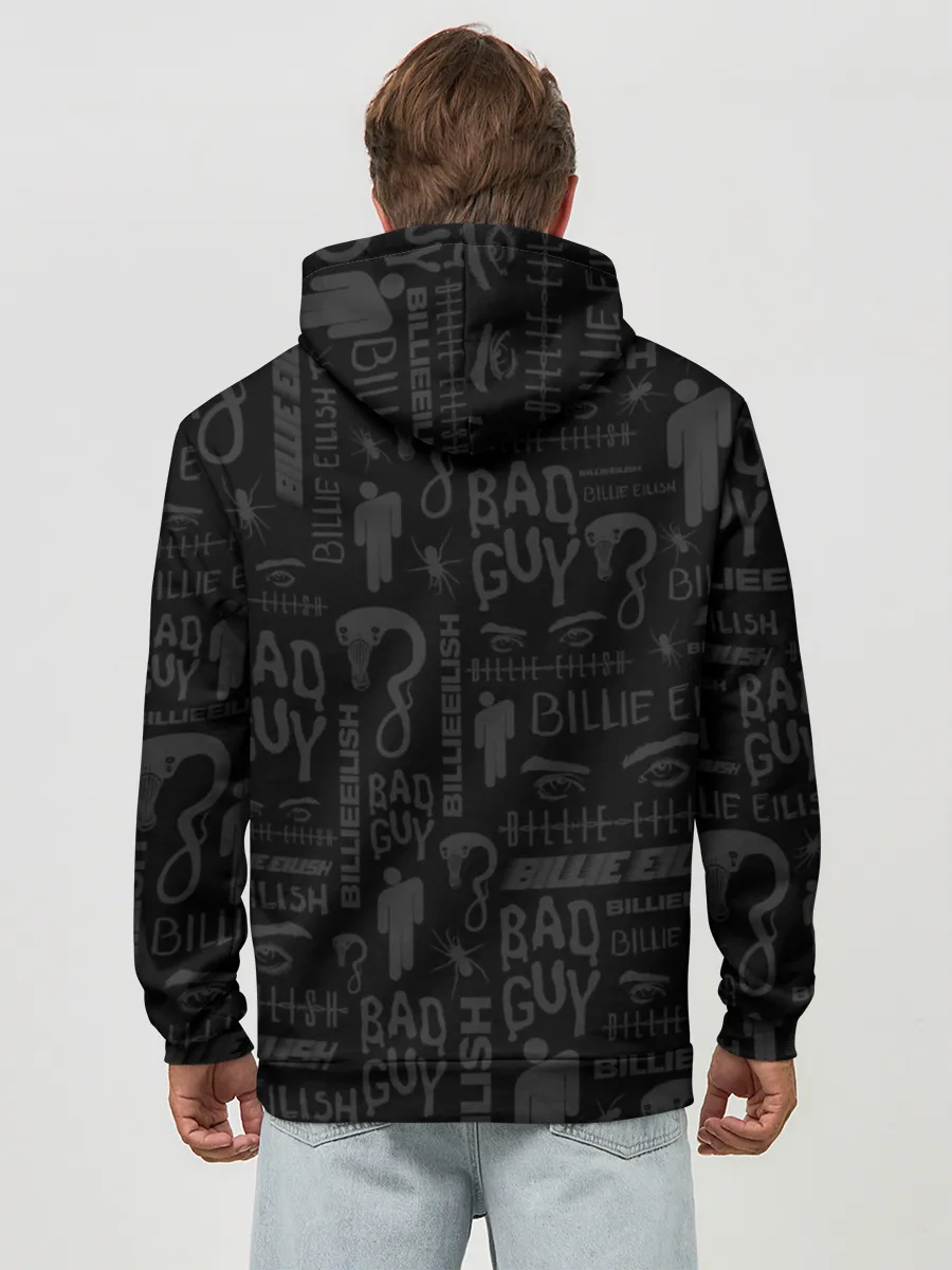 Худи мужской база хлопок / BILLIE EILISH