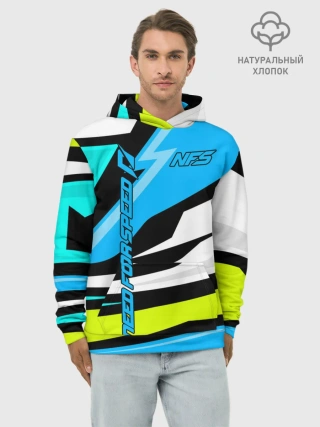 Худи мужской база хлопок / Need for Speed