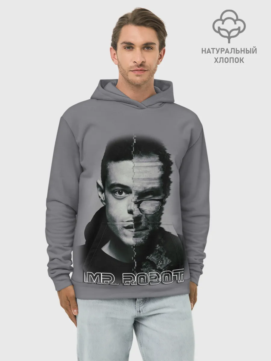 Худи мужской база хлопок / Мистер Робот