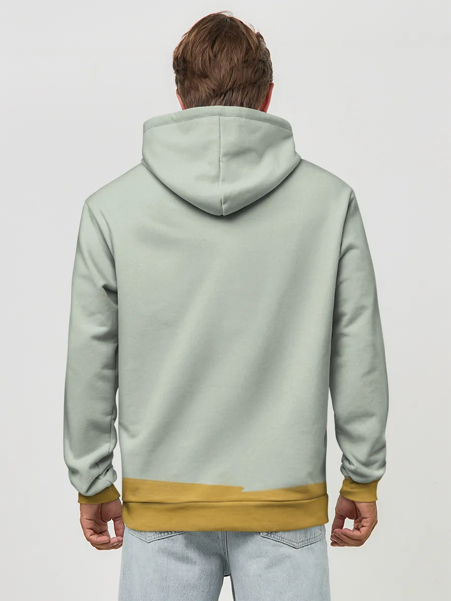 Худи мужской база хлопок / Подсолнухи